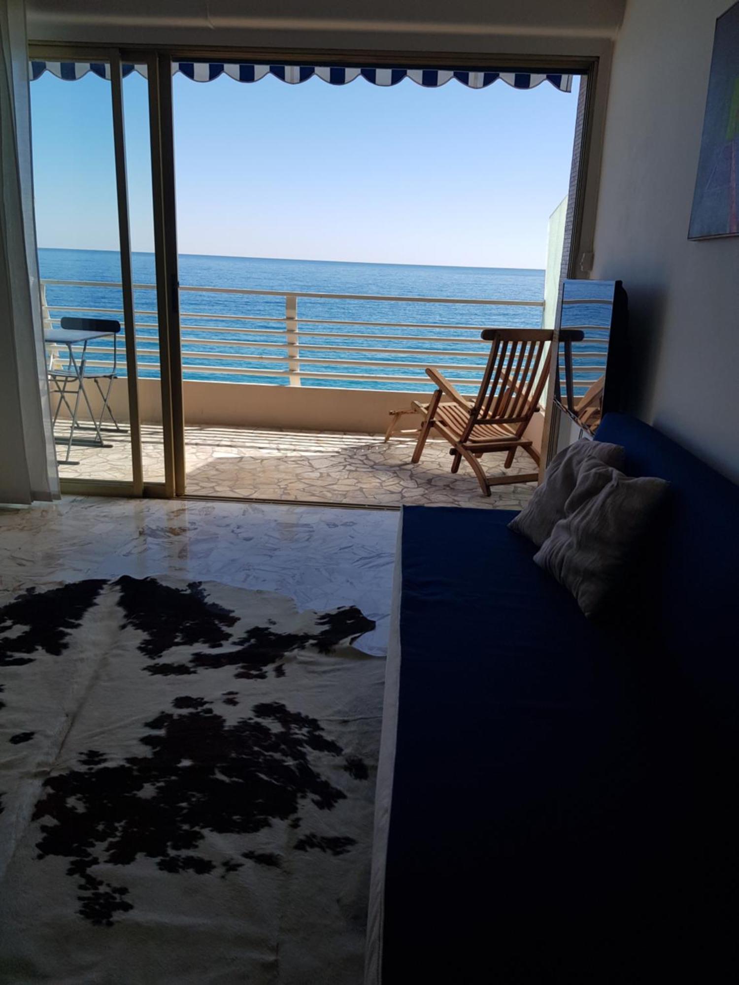 Menton Front Bord De Mer Cote D'Azur Florentina Sea View French Riviera Proche Monaco Montecarlo Superb Studio Exteriör bild