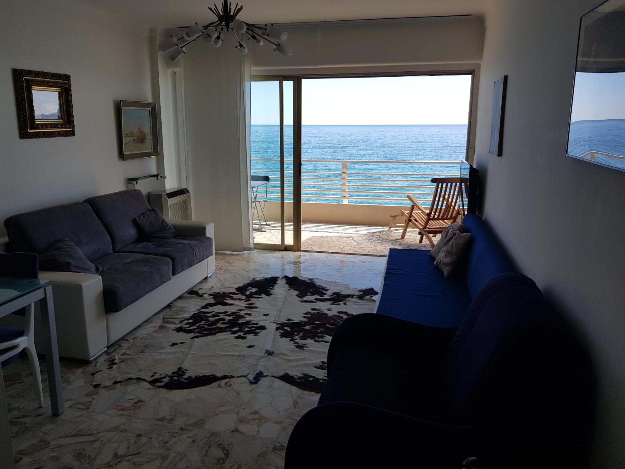Menton Front Bord De Mer Cote D'Azur Florentina Sea View French Riviera Proche Monaco Montecarlo Superb Studio Exteriör bild