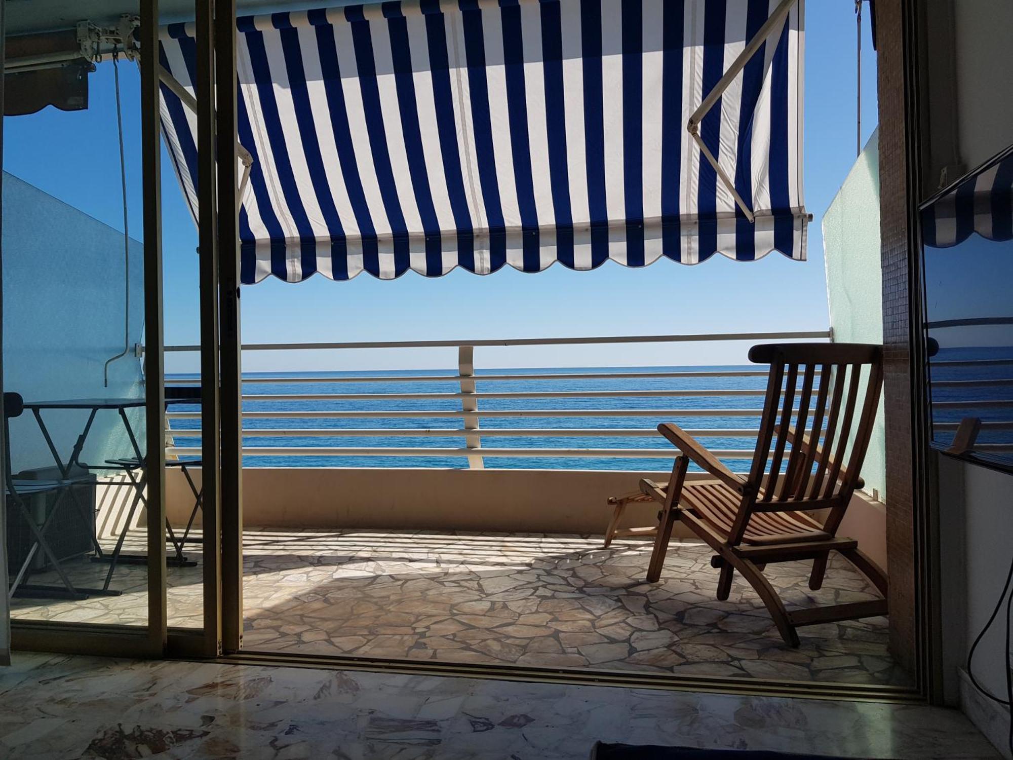 Menton Front Bord De Mer Cote D'Azur Florentina Sea View French Riviera Proche Monaco Montecarlo Superb Studio Exteriör bild